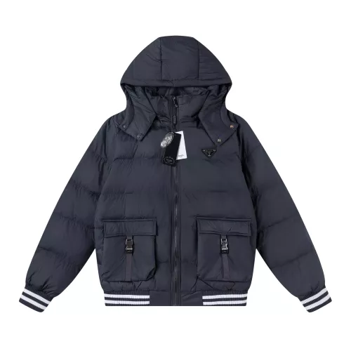 Wholesale Prada Down Feather Coat Long Sleeved For Men #1346483 $112.00 USD, Wholesale Quality Replica Prada Down Feather Coat