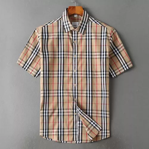 Wholesale Burberry Shirts Short Sleeved For Men #1346555 $36.00 USD, Wholesale Quality Replica Burberry Shirts