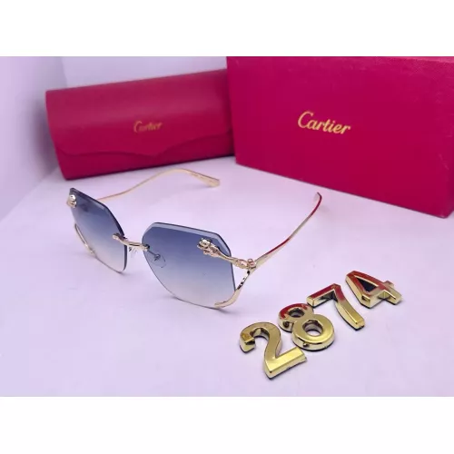 Wholesale Cartier Fashion Sunglasses #1346560 $29.00 USD, Wholesale Quality Replica Cartier Fashion Sunglasses