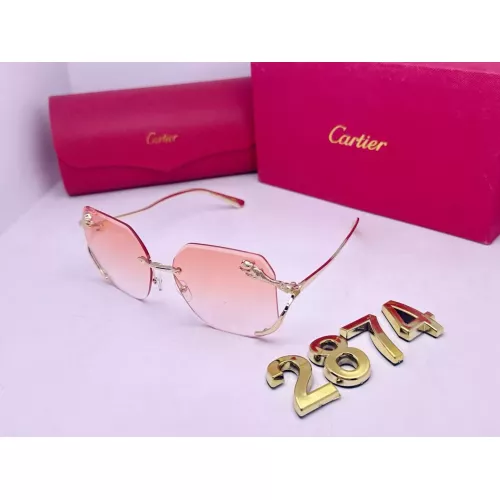 Wholesale Cartier Fashion Sunglasses #1346561 $29.00 USD, Wholesale Quality Replica Cartier Fashion Sunglasses