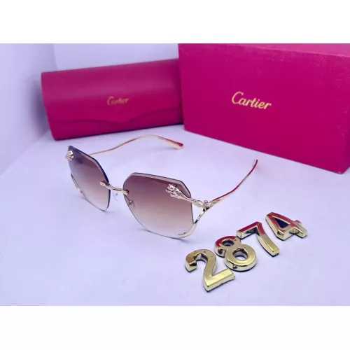 Wholesale Cartier Fashion Sunglasses #1346562 $29.00 USD, Wholesale Quality Replica Cartier Fashion Sunglasses
