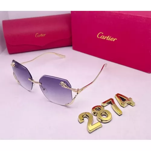 Wholesale Cartier Fashion Sunglasses #1346563 $29.00 USD, Wholesale Quality Replica Cartier Fashion Sunglasses
