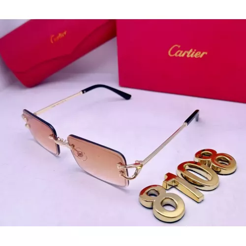 Wholesale Cartier Fashion Sunglasses #1346573 $29.00 USD, Wholesale Quality Replica Cartier Fashion Sunglasses