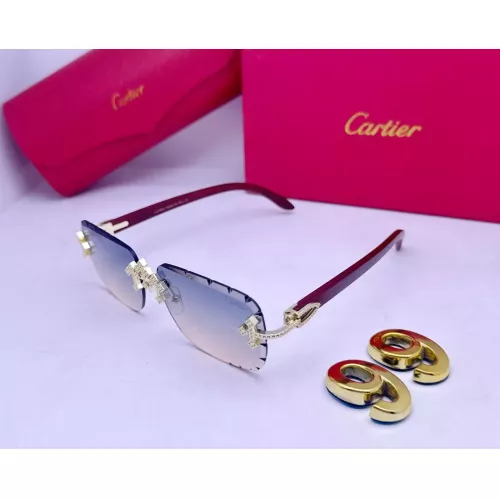 Wholesale Cartier Fashion Sunglasses #1346577 $29.00 USD, Wholesale Quality Replica Cartier Fashion Sunglasses