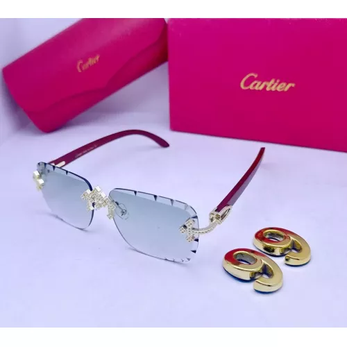 Wholesale Cartier Fashion Sunglasses #1346578 $29.00 USD, Wholesale Quality Replica Cartier Fashion Sunglasses