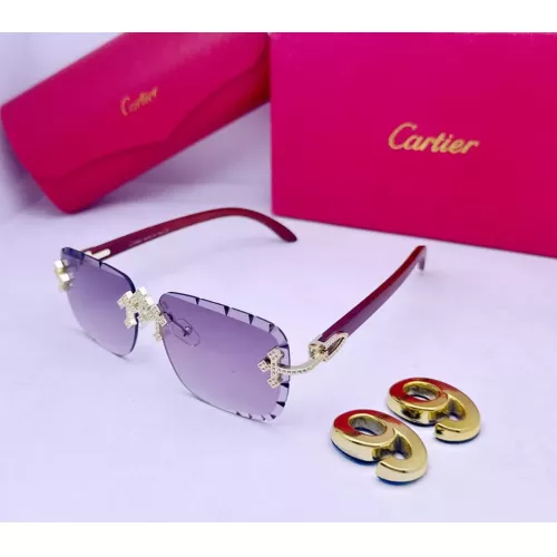 Wholesale Cartier Fashion Sunglasses #1346579 $29.00 USD, Wholesale Quality Replica Cartier Fashion Sunglasses