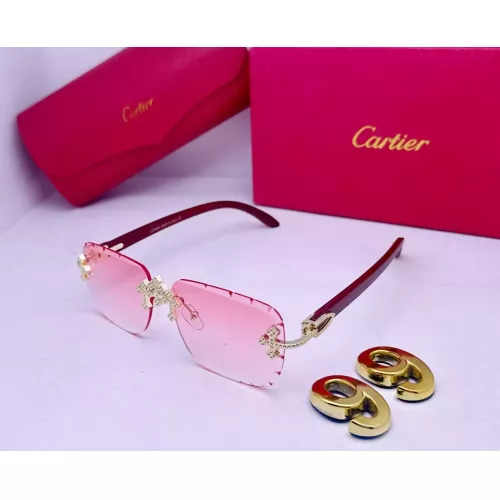 Wholesale Cartier Fashion Sunglasses #1346583 $29.00 USD, Wholesale Quality Replica Cartier Fashion Sunglasses