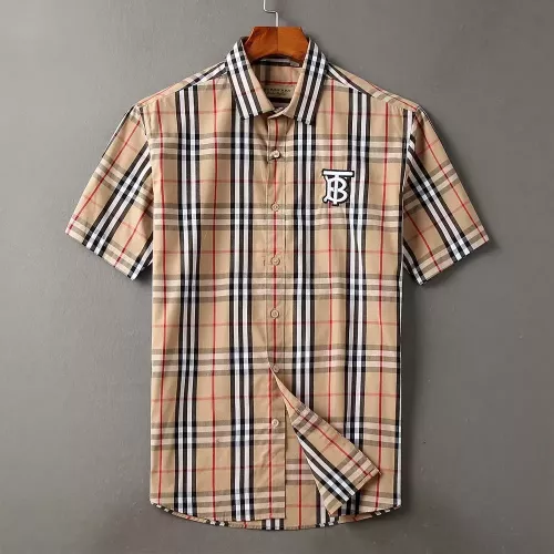 Wholesale Burberry Shirts Short Sleeved For Men #1346586 $36.00 USD, Wholesale Quality Replica Burberry Shirts