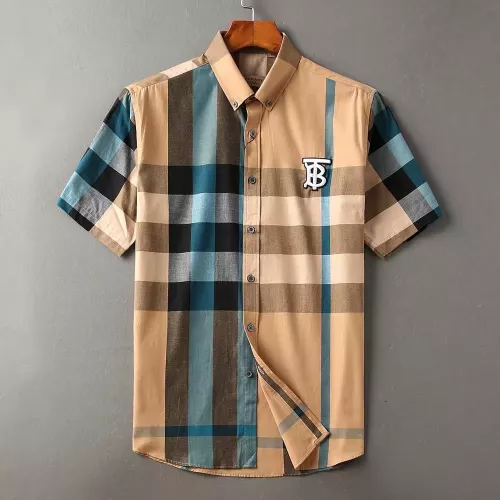 Wholesale Burberry Shirts Short Sleeved For Men #1346588 $36.00 USD, Wholesale Quality Replica Burberry Shirts