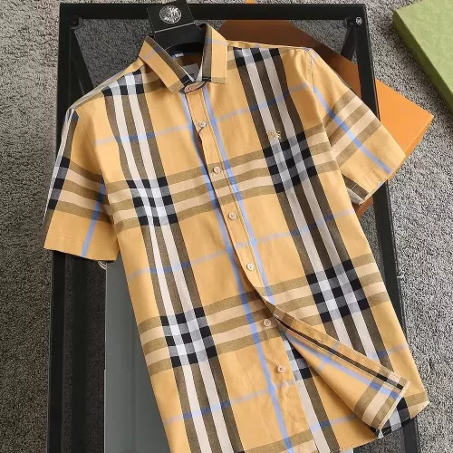 Wholesale Burberry Shirts Short Sleeved For Men #1346597 $36.00 USD, Wholesale Quality Replica Burberry Shirts