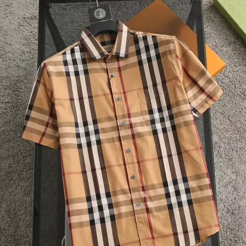 Wholesale Burberry Shirts Short Sleeved For Men #1346606 $38.00 USD, Wholesale Quality Replica Burberry Shirts