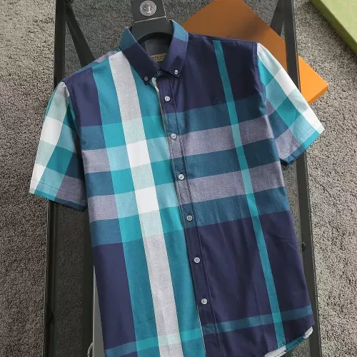 Wholesale Burberry Shirts Short Sleeved For Men #1346617 $36.00 USD, Wholesale Quality Replica Burberry Shirts
