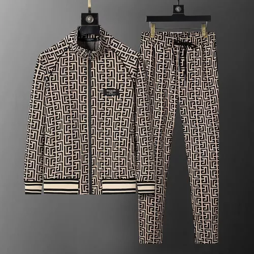 Wholesale Balmain Tracksuits Long Sleeved For Men #1346659 $72.00 USD, Wholesale Quality Replica Balmain Tracksuits