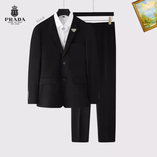 Wholesale Prada Tracksuits Long Sleeved For Men #1346695 $92.00 USD, Wholesale Quality Replica Prada Tracksuits