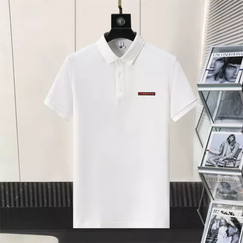 Wholesale Prada T-Shirts Short Sleeved For Men #1346924 $42.00 USD, Wholesale Quality Replica Prada T-Shirts