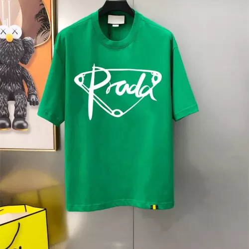 Wholesale Prada T-Shirts Short Sleeved For Men #1346945 $40.00 USD, Wholesale Quality Replica Prada T-Shirts