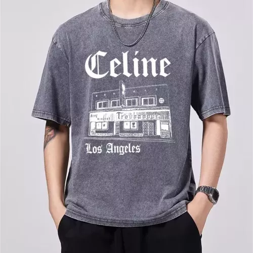 Wholesale Celine T-Shirts Short Sleeved For Men #1347008 $45.00 USD, Wholesale Quality Replica Celine T-Shirts