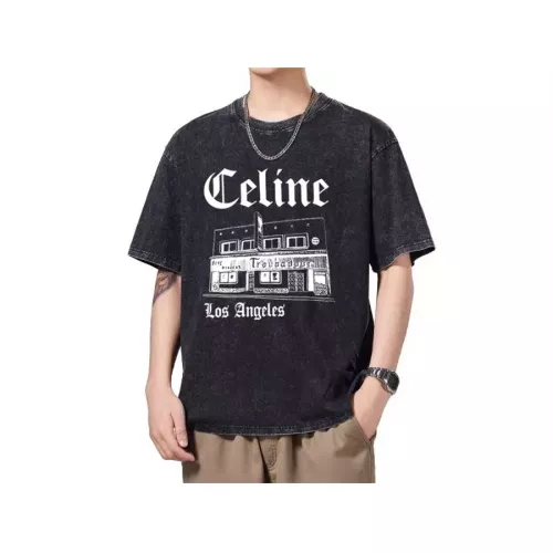 Wholesale Celine T-Shirts Short Sleeved For Men #1347009 $45.00 USD, Wholesale Quality Replica Celine T-Shirts