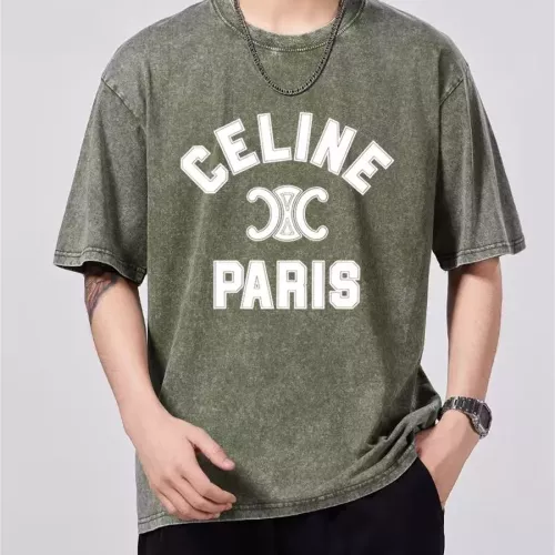 Wholesale Celine T-Shirts Short Sleeved For Men #1347015 $45.00 USD, Wholesale Quality Replica Celine T-Shirts