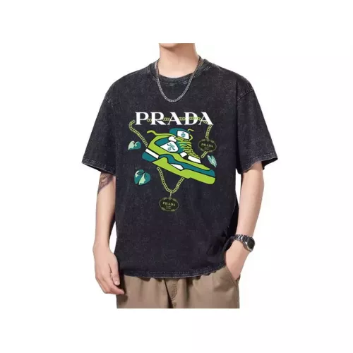 Wholesale Prada T-Shirts Short Sleeved For Men #1347022 $45.00 USD, Wholesale Quality Replica Prada T-Shirts