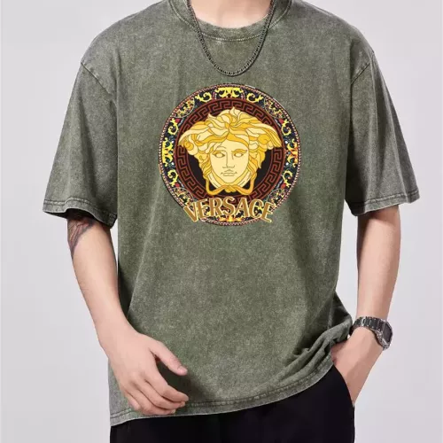 Wholesale Versace T-Shirts Short Sleeved For Men #1347045 $45.00 USD, Wholesale Quality Replica Versace T-Shirts