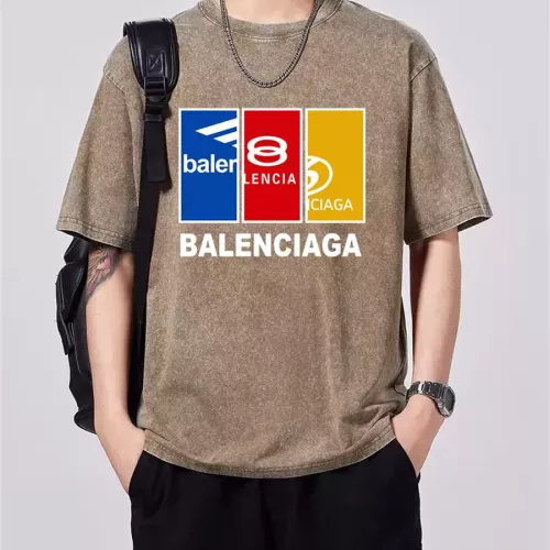 Wholesale Balenciaga T-Shirts Short Sleeved For Men #1347048 $45.00 USD, Wholesale Quality Replica Balenciaga T-Shirts