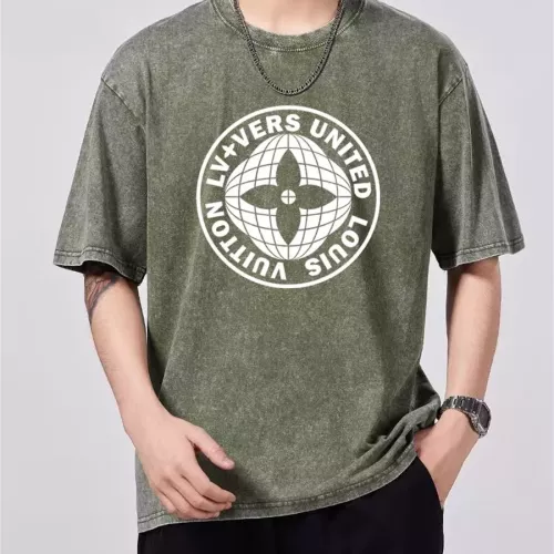 Wholesale Louis Vuitton LV T-Shirts Short Sleeved For Men #1347057 $45.00 USD, Wholesale Quality Replica Louis Vuitton LV T-Shirts