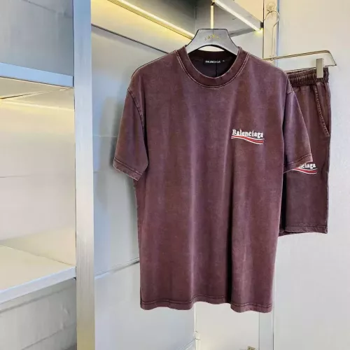Wholesale Balenciaga Fashion Tracksuits Short Sleeved For Unisex #1347385 $52.00 USD, Wholesale Quality Replica Balenciaga Fashion Tracksuits