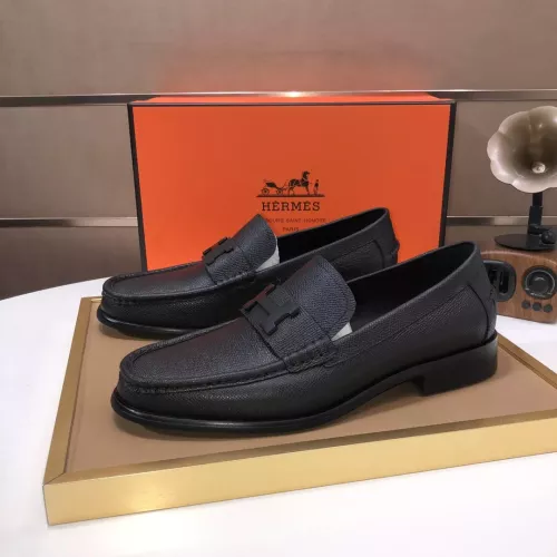 Wholesale Hermes Leather Shoes For Men #1347406 $100.00 USD, Wholesale Quality Replica Hermes Leather Shoes
