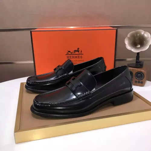 Wholesale Hermes Leather Shoes For Men #1347407 $100.00 USD, Wholesale Quality Replica Hermes Leather Shoes