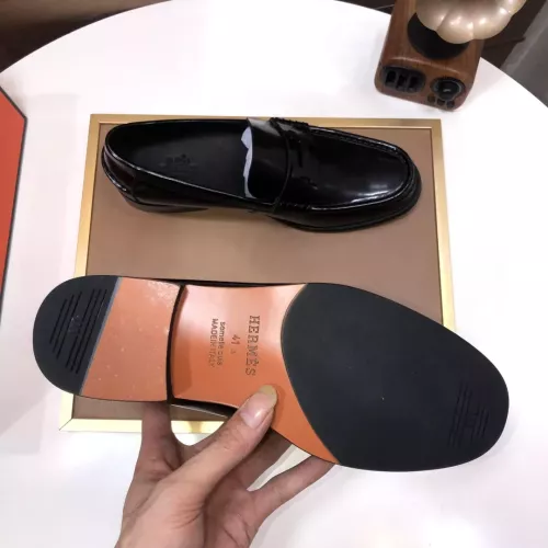 Replica Hermes Leather Shoes For Men #1347407 $100.00 USD for Wholesale