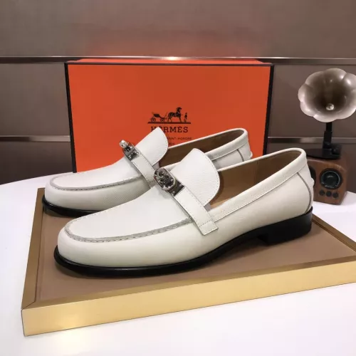 Wholesale Hermes Leather Shoes For Men #1347408 $100.00 USD, Wholesale Quality Replica Hermes Leather Shoes