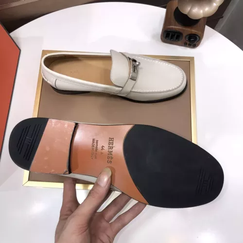 Replica Hermes Leather Shoes For Men #1347408 $100.00 USD for Wholesale