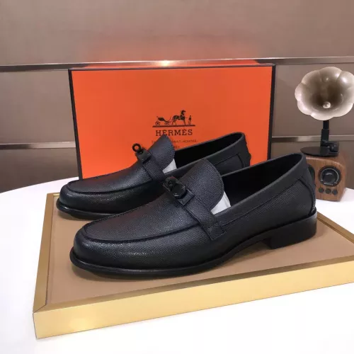Wholesale Hermes Leather Shoes For Men #1347411 $100.00 USD, Wholesale Quality Replica Hermes Leather Shoes