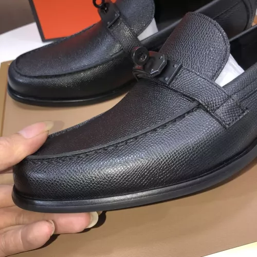 Replica Hermes Leather Shoes For Men #1347411 $100.00 USD for Wholesale