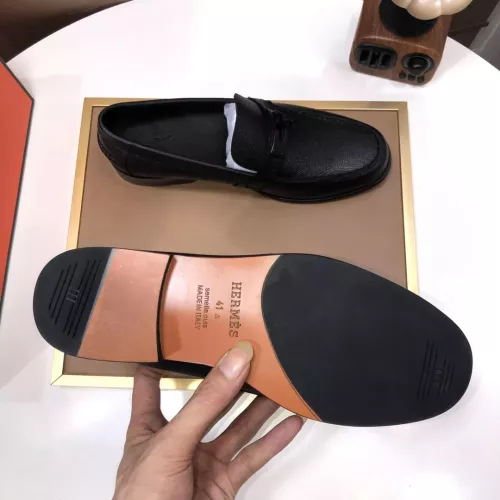 Replica Hermes Leather Shoes For Men #1347411 $100.00 USD for Wholesale