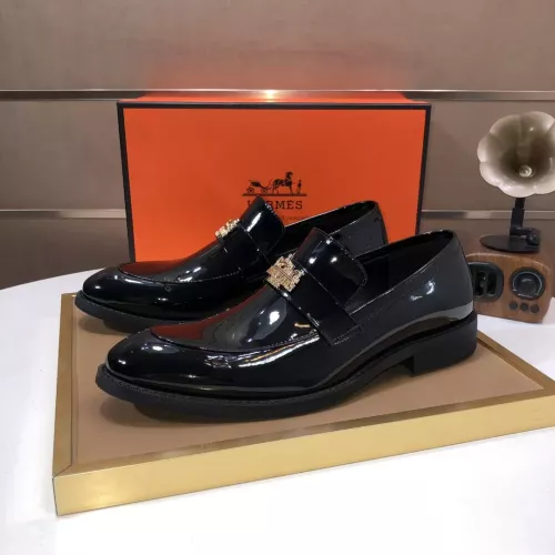 Wholesale Hermes Leather Shoes For Men #1347413 $92.00 USD, Wholesale Quality Replica Hermes Leather Shoes