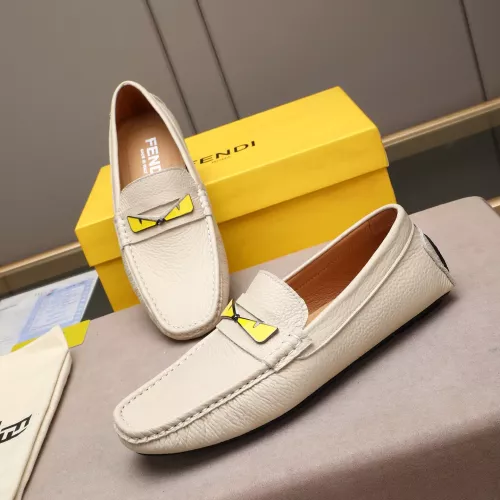 Wholesale Fendi Leather Shoes For Men #1347415 $80.00 USD, Wholesale Quality Replica Fendi Leather Shoes