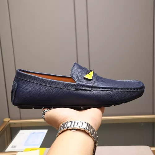 Replica Fendi Leather Shoes For Men #1347416 $80.00 USD for Wholesale