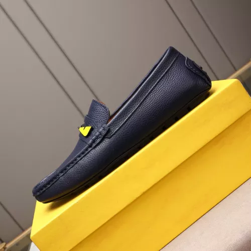 Replica Fendi Leather Shoes For Men #1347416 $80.00 USD for Wholesale