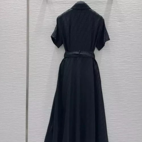 Replica Fendi Dresses Short Sleeved For Women #1347437 $80.00 USD for Wholesale