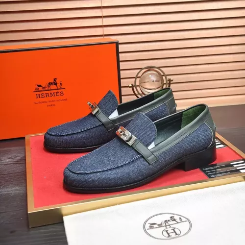 Wholesale Hermes Leather Shoes For Men #1347438 $98.00 USD, Wholesale Quality Replica Hermes Leather Shoes