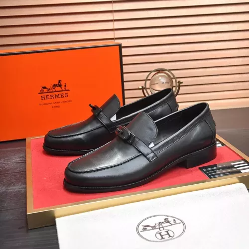 Wholesale Hermes Leather Shoes For Men #1347439 $98.00 USD, Wholesale Quality Replica Hermes Leather Shoes