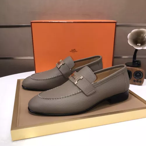 Wholesale Hermes Leather Shoes For Men #1347443 $100.00 USD, Wholesale Quality Replica Hermes Leather Shoes