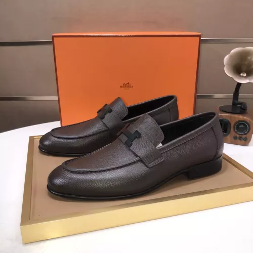 Wholesale Hermes Leather Shoes For Men #1347445 $100.00 USD, Wholesale Quality Replica Hermes Leather Shoes