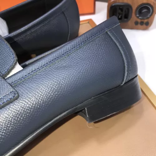 Replica Hermes Leather Shoes For Men #1347446 $100.00 USD for Wholesale