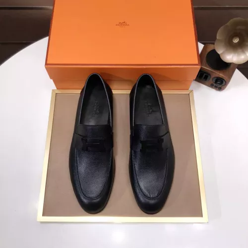 Replica Hermes Leather Shoes For Men #1347447 $100.00 USD for Wholesale
