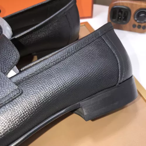 Replica Hermes Leather Shoes For Men #1347447 $100.00 USD for Wholesale