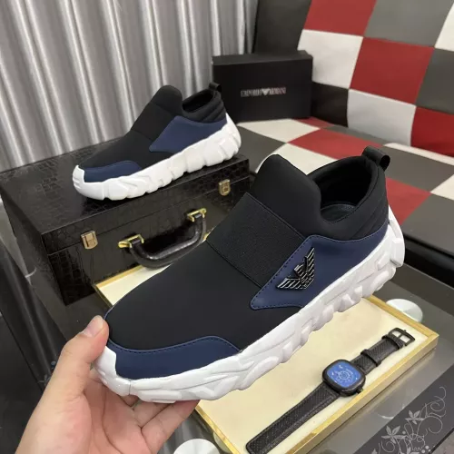 Wholesale Armani Casual Shoes For Men #1347470 $85.00 USD, Wholesale Quality Replica Armani Casual Shoes