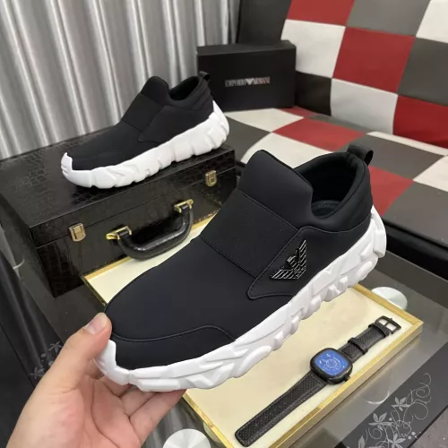 Wholesale Armani Casual Shoes For Men #1347471 $85.00 USD, Wholesale Quality Replica Armani Casual Shoes